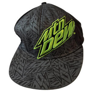 Mountain Mtn Dew Logo Hat Cap Cotton